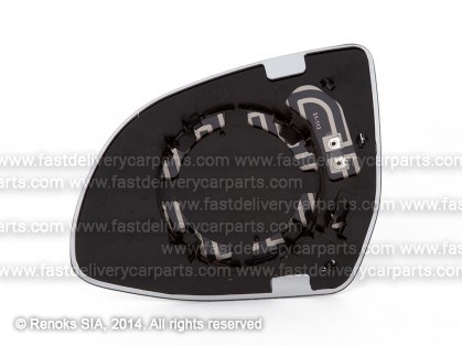 BMW X5 F15 13-> spoguļa ieliktnis R apsildāms sfērisks 2pins