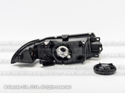 MT Carisma 96->04 head lamp L H4 98->04 black rim electrical DEPO