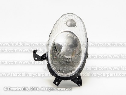 NS Micra 03->10 lukturis R H4 gaišs 03->07 elektro DEPO