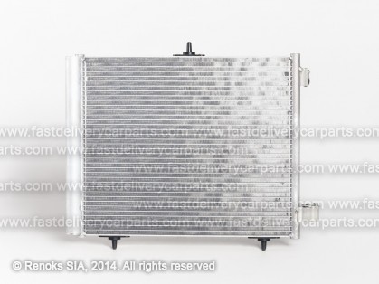 CT C3 05->10 condenser 460X360X16 with integrated receiver dryer 1.1/1.4/1.6/1.4D