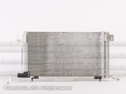 CT Berlingo 02->08 condenser 580X332X17 with integrated receiver dryer 1.1/1.4/1.8 SRLine