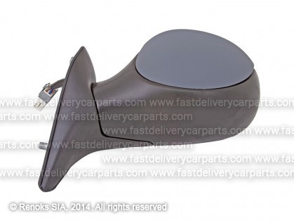 CT Xsara Picasso 99->10 mirror L electrical heated primed convex 9/5pins ALU arm 99->07