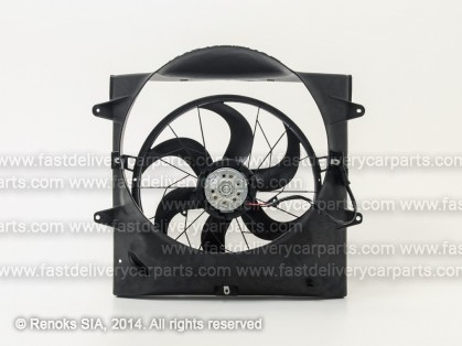 JP Grand Cherokee 99->04 ventilators ar difuzoru 470mm 190W 2pin RAD