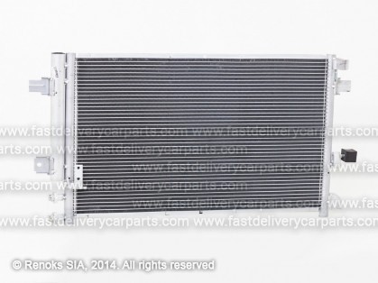 CH Pacifica 07->08 radiators KOND 705X422X22 ar iebūvētu sausinātāju ar eļļas dzesētāju 3.8/4.0