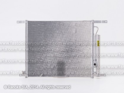 CV Aveo 06->11 condenser 530X432X12 with integrated receiver dryer 1.2/1.4 SRLine