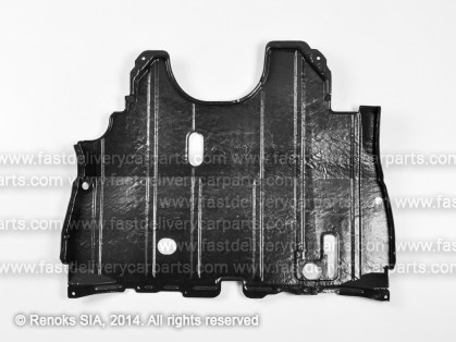 NS Almera 00->02 engine shield DIESEL (ABS+PVC)