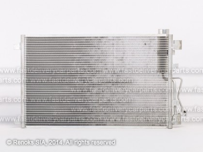 NS Qashqai 07->10 radiators KOND 645X400X16 ar sausinātāju 1.5D