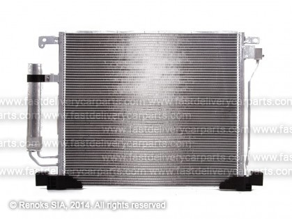 NS Juke 14->19 radiators KOND 490X415X12 ar sausinātāju 1.2/1.6/1.5D SRLine