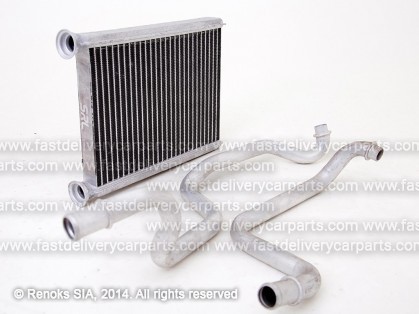 NS Juke 10->14 heater core 148X214X26 ALU/ALU brazed with pipes SRLine