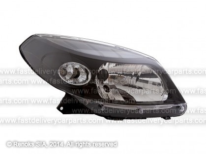 DC Sandero 08->12 lukturis R H4 tumšs manual TYC