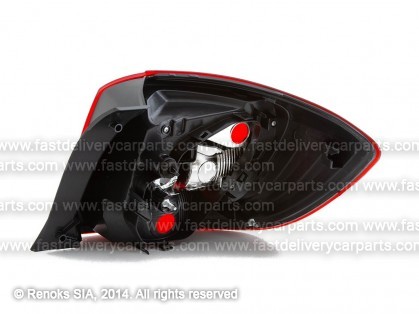 DC Sandero 12->20 aizmugures lukturis L 12->16 bez patronām STEPWAY TYC