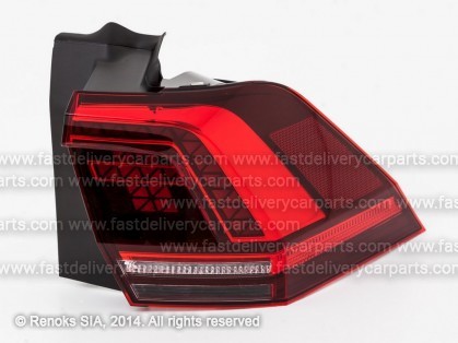 VW Tiguan 16->20 tail lamp outer R smoked LED HELLA 2SD 012 521-061