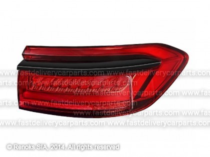 AD A8 17->21 aizmugures lukturis stūris R LED tumšs HELLA 2SD 013 094-641