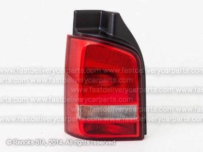 VW Transporter 09->15 tail lamp L white/red with bulb holders HELLA 2SK 010 318-071