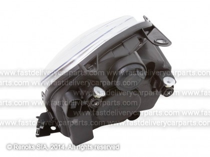 FT 500 07->15 head lamp low beam L H7 silver rim with motor TYC