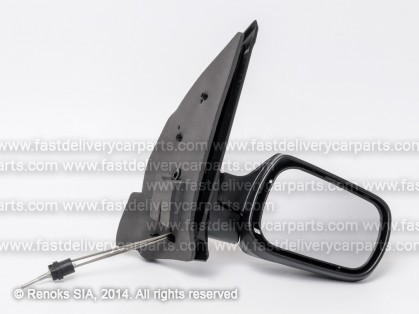 FD Fiesta 02->05 mirror R cable adjustment black convex