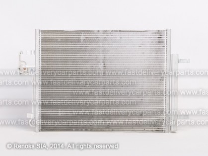 FD Mondeo 07->10 condenser 620X465X16 with integrated receiver dryer 1.8D/2.0D/1.6/2.0