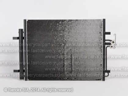 FD S-MAX 06->10 radiators KOND 626X471X16 ar iebūvētu sausinātāju 1.6/2.0/2.3/2.5/1.6-2.2D