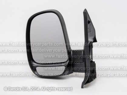 FD Transit 94->00 mirror L manual black convex short