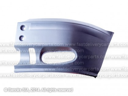 FD Transit 00->06 bumper front L with fog lamp hole