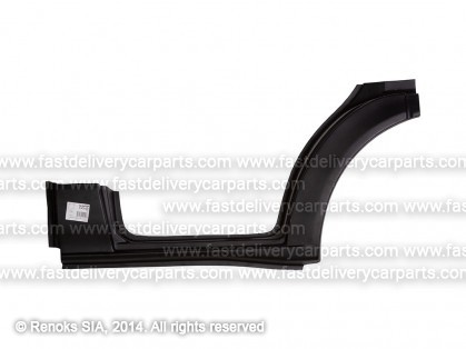 FD Transit 00->06 sill front door +arch R tall galvanized