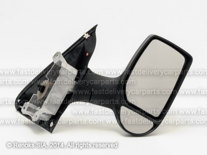 FD Transit 00->06 mirror R electrical heated black convex 5pins short