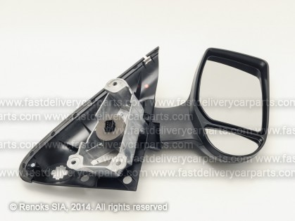 FD Transit 00->06 mirror R electrical heated black convex 5pins short