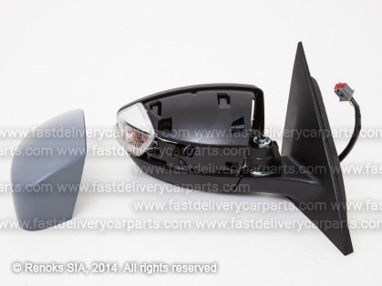 FD S-MAX 06->10 spogulis R elektro apsildāms gruntēts liekts pielokāms izgaism 8pins