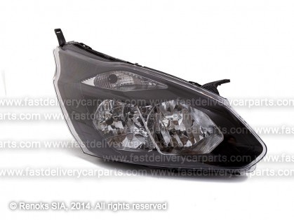 FD Transit CUSTOM 13->17 lukturis R H7/H15 tumšs ar motoriņu ar dienas gaitas gaismu TYC