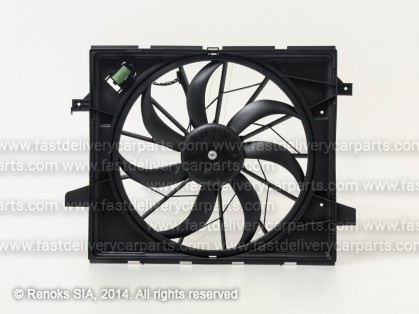 JP Grand Cherokee 10->13 ventilators ar difuzoru 507mm 3pin ar rezistoru