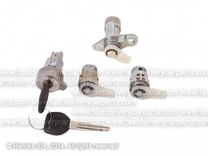 HN Civic 91->95 door locks, ignition lock, trunk lock set with keys 3D