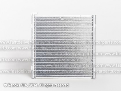 HN Civic 95->99 condenser 380X370X16 without dryer 1.4/1.5/1.6/1.8/2.0 SRLine