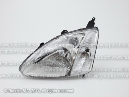 HN Civic 01->03 lukturis EURO 3D/5D L H4 ar motoriņu gaišs TYC