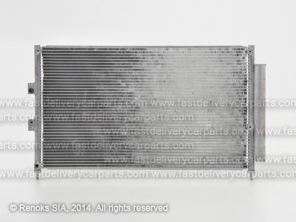 HN Civic 05->11 condenser 670X380X16 with integrated receiver dryer 1.3/1.8 KOYO