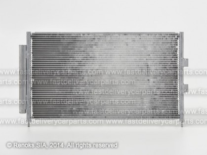 HN Civic 05->11 condenser 670X380X16 with integrated receiver dryer 1.3/1.8 KOYO