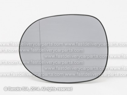 HN Civic 05->11 mirror glass with holder L heated aspherical HB