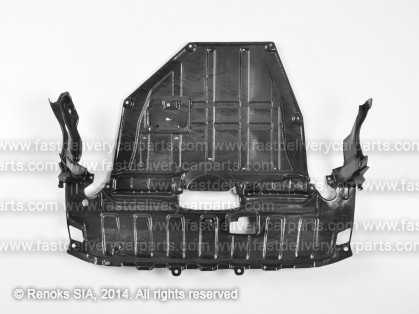 HN CRV 04->06 engine shield (ABS+PVC)