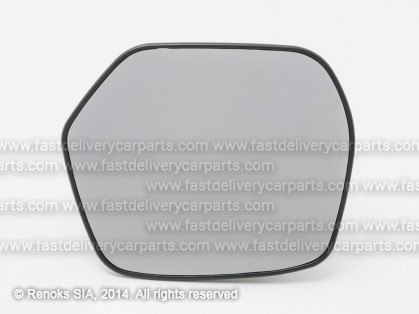 HN CRV 06->09 mirror glass with holder L heated convex