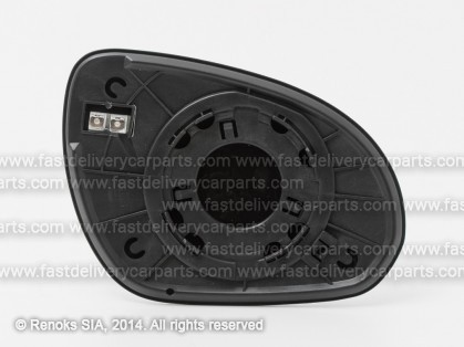 HY i30 07->12 mirror glass with holder L heated aspherical