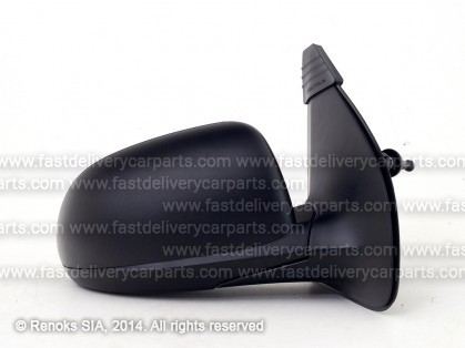 HY i20 08->12 mirror R cable adjustment black convex