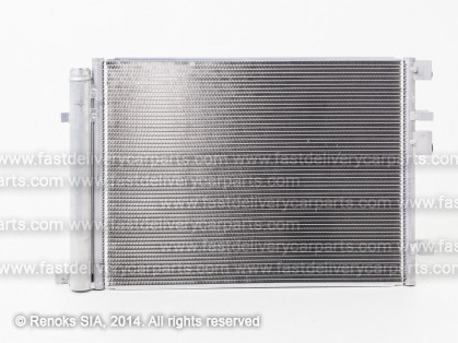 HY i20 08->12 radiators KOND 535X378X16 ar iebūvētu sausinātāju 1.2/1.4/1.6 KOYO