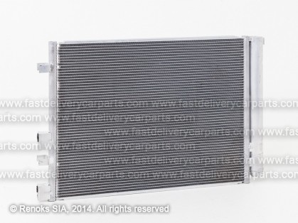 HY i20 08->12 radiators KOND 520X380X16 ar iebūvētu sausinātāju 1.6D KOYO