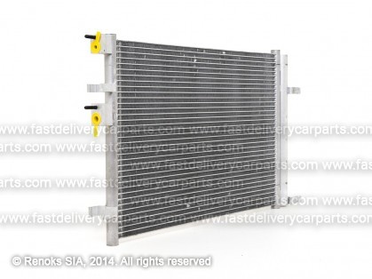 HY i20 08->12 condenser 530X355X17 with integrated receiver dryer 1.2/1.4/1.6 SRLine