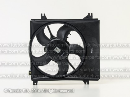 HY Atos 97->02 ventilators ar difuzoru 335mm 100W 2pin RAD HALLA/HANON