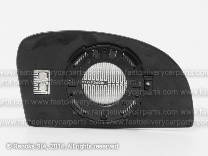 HY Getz 02->05 mirror glass with holder L heated convex