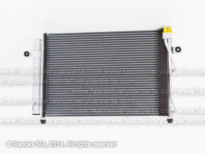 HY Getz 02->05 radiators KOND 550X352X16 ar iebūvētu sausinātāju 1.5D HALLA/HANON