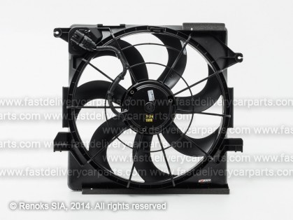 HY iX35 09->15 ventilators ar difuzoru 470mm 3pin ar rezistoru DOOWON