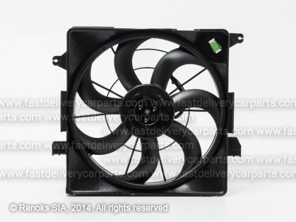 HY iX35 09->15 ventilators ar difuzoru 470mm 3pin ar rezistoru DOOWON