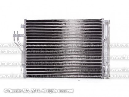 HY iX35 09->15 condenser 535X380X16 with integrated receiver dryer 1.7D/2.0D SRLine