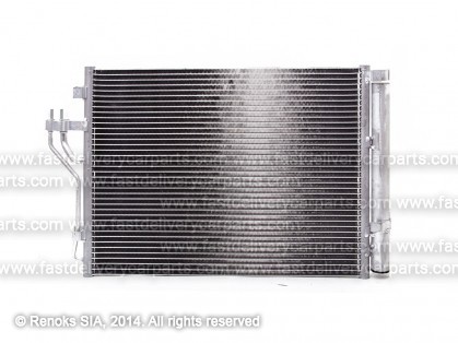 HY iX35 09->15 radiators KOND 535X380X16 ar iebūvētu sausinātāju 1.7D/2.0D SRLine